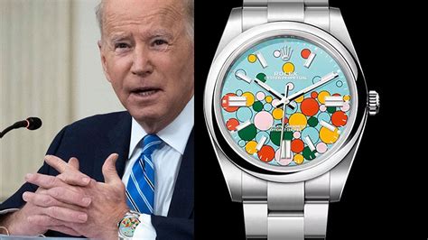 Joe Biden 'Wore' Rolex's New Bubble Watch in Edited .